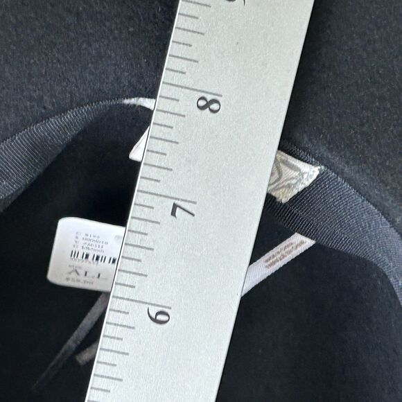 Free People Wool Fedora Hat Black W/ Leather Band One Size $78 - Picture 10 of 11